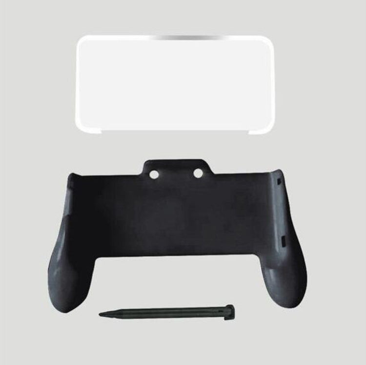 KJH 3 in 1 Handgrip Kit Game Grip + Crystal Ccover + Touch Pen for NEW 2DSLL, For NEW 2DSLL