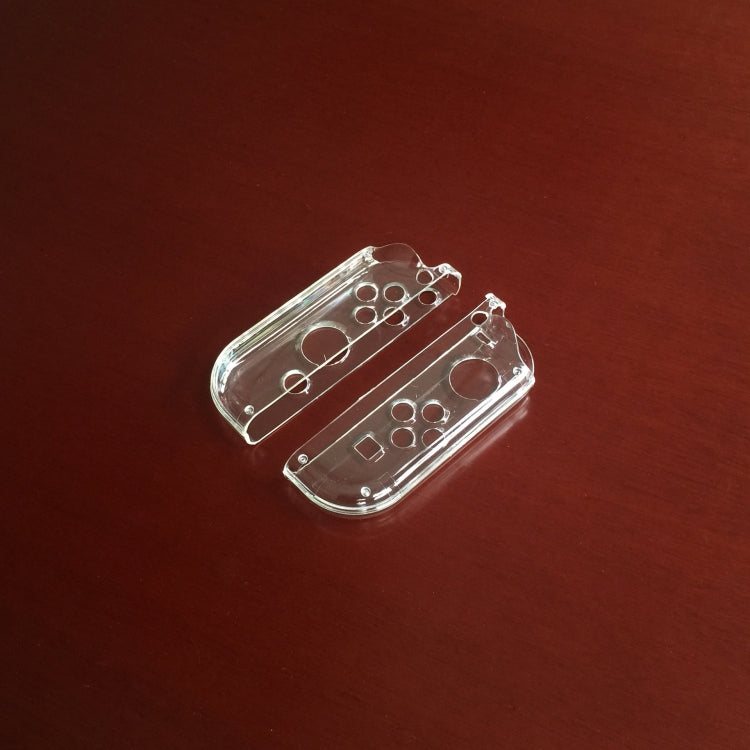 Transparent PC Protective Cover Handle Crystal Case for Switch Game Controller, Crystal Case for Switch Game Controller