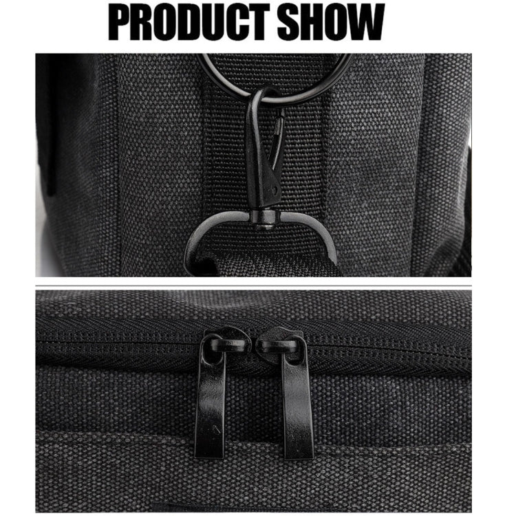 Universal DSLR Camera Shoulder Bag Canvas Photo Handbag, External size: 19 x 17 x 10mm