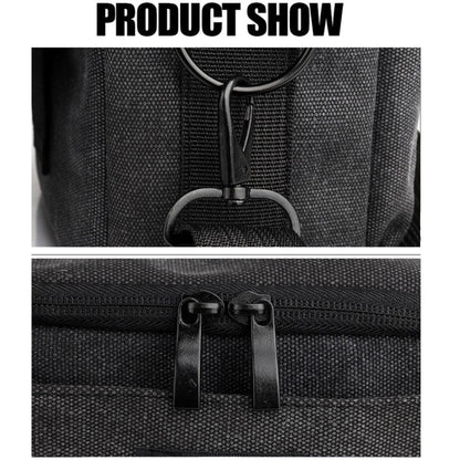 Universal DSLR Camera Shoulder Bag Canvas Photo Handbag, External size: 19 x 17 x 10mm
