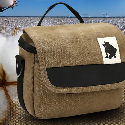 Universal DSLR Camera Shoulder Bag Canvas Photo Handbag, External size: 19 x 17 x 10mm