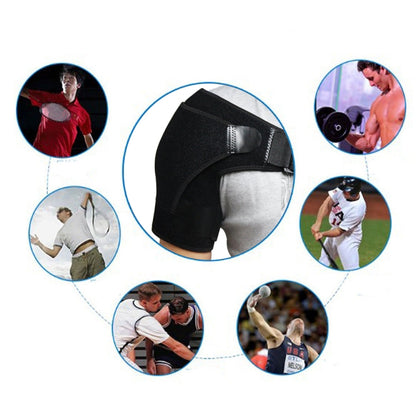 Adjustable Shoulder Strap Sports Straps Shoulder Protection Anti-scratch Shoulder Strap, Straps Shoulder Protection(Black)