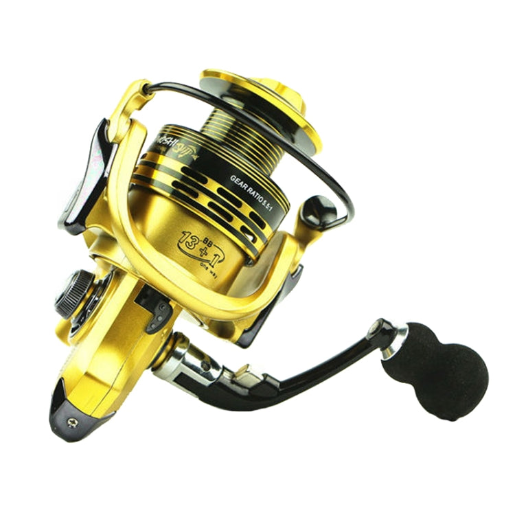 Full Metal Swing Arm Metal Head Fishing Reel, YUMOSHI XF1000, YUMOSHI XF2000, YUMOSHI XF3000, YUMOSHI XF4000, YUMOSHI XF5000, YUMOSHI XF6000, YUMOSHI XF7000