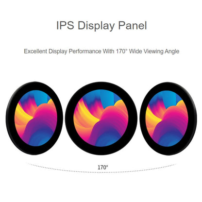 Waveshare 3.4 inch DSI Round Touch Display, 800 × 800, IPS, 10-Point Touch, 3.4 inch DSI