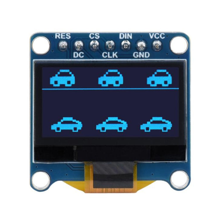 Waveshare 0.96 inch OLED Display Module, 128×64 Resolution, SPI / I2C Communication, 0.96 inch OLED (C Yellow Blue), 0.96 inch OLED (D White), 0.96 inch OLED (E Blue)