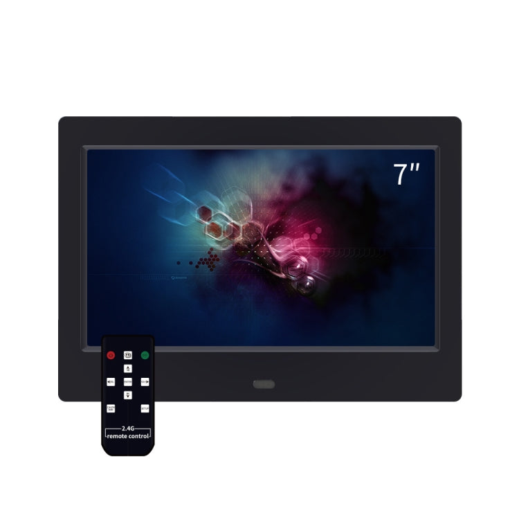 DPF-706-2.4G 7 inch Digital Photo Frame LED Wall Mounted Advertising Machine, US Plug, EU Plug, UK Plug, AU Plug