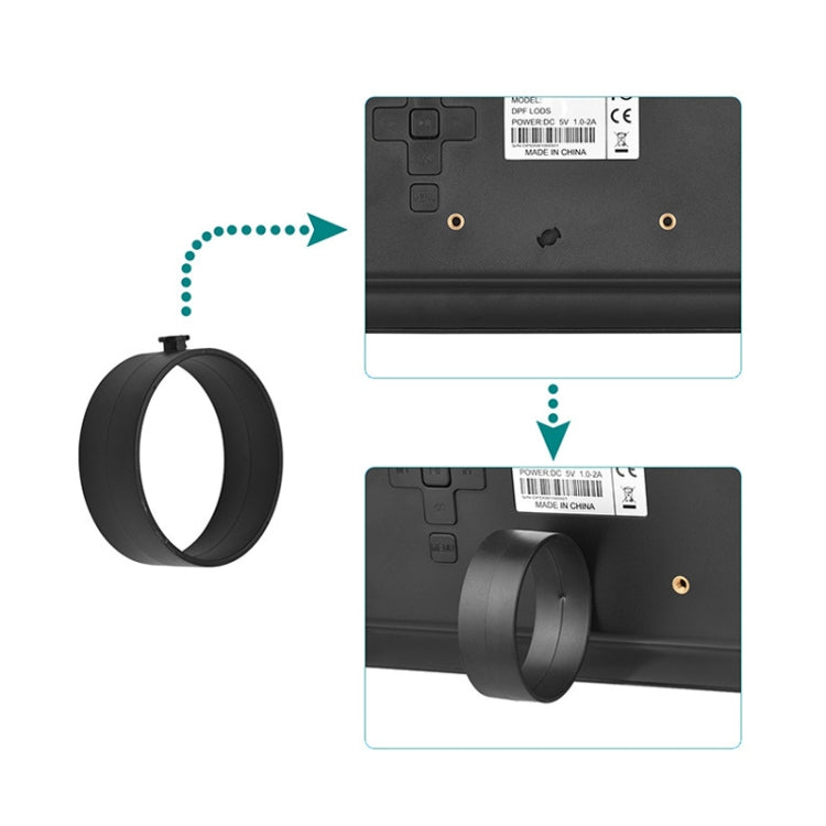 DPF-706-2.4G 7 inch Digital Photo Frame LED Wall Mounted Advertising Machine, US Plug, EU Plug, UK Plug, AU Plug