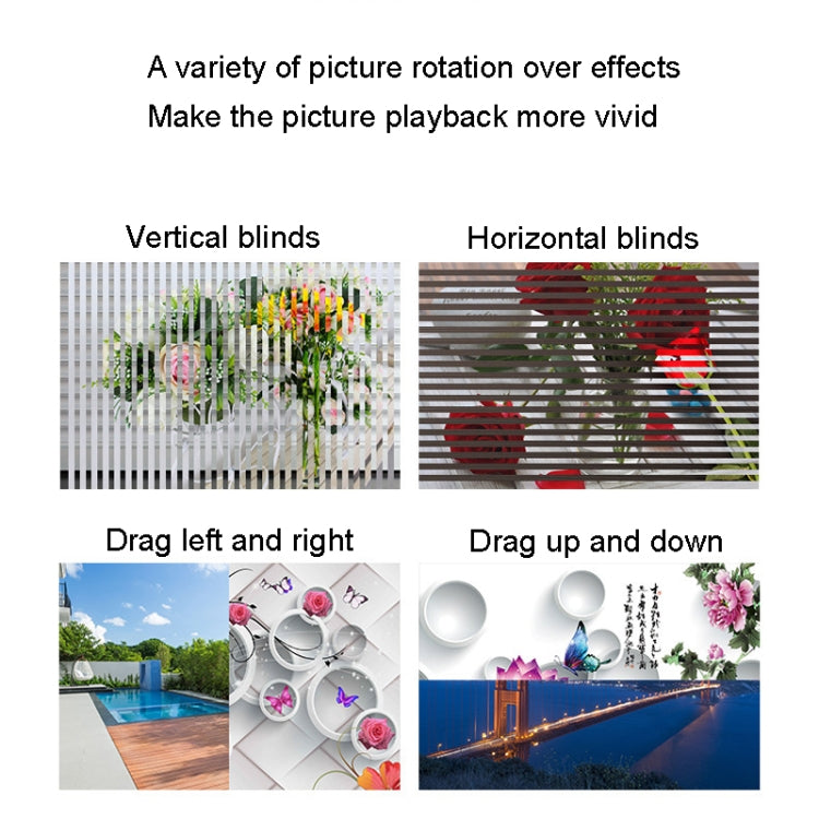 DPF-1201 12 inch 1280x800 Resolution Wall Mounted Advertising Machine LCD Electronic Photo Frame, US Plug, EU Plug, UK Plug, AU Plug