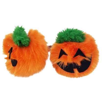 3 PCS Pumpkin Plush Keychains Fashion Car Halloween Key Chain Party Gift, Pumpkin Shape
