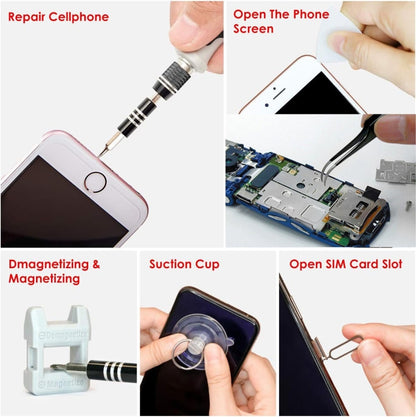 110 in 1 Magnetic Plum Screwdriver Mobile Phone Disassembly Repair Tool, 110 in 1