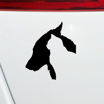 10 PCS Dog and Cat Car Stickers Pet Reflective Waterproof Stickers, Dog and Cat
