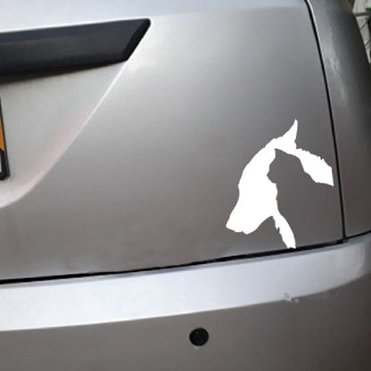 10 PCS Dog and Cat Car Stickers Pet Reflective Waterproof Stickers, Dog and Cat