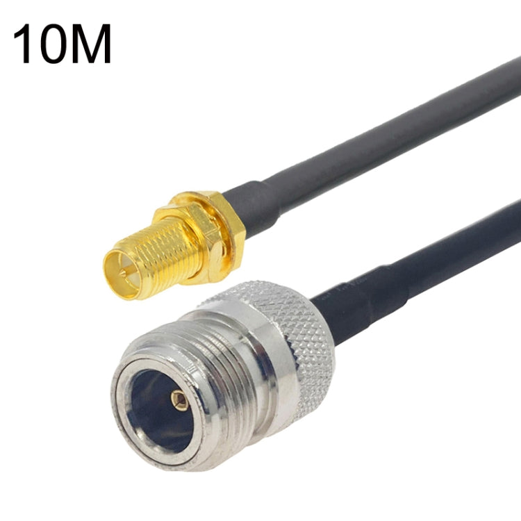 RP-SMA Female to N Female RG58 Coaxial Adapter Cable, RP-SMA Female to N Female 0.5m, RP-SMA Female to N Female 1m, RP-SMA Female to N Female 1.5m, RP-SMA Female to N Female 3m, RP-SMA Female to N Female 5m, RP-SMA Female to N Female 10m
