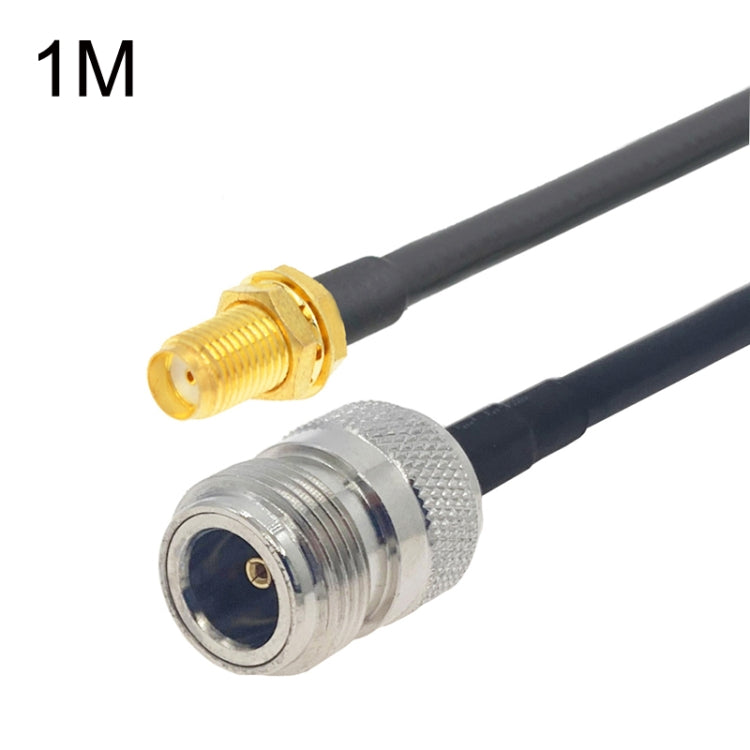 SMA Female to N Female RG58 Coaxial Adapter Cable, SMA Female to N Female 0.5m, SMA Female to N Female 1m, SMA Female to N Female 1.5m, SMA Female to N Female 3m, SMA Female to N Female 5m, SMA Female to N Female 10m