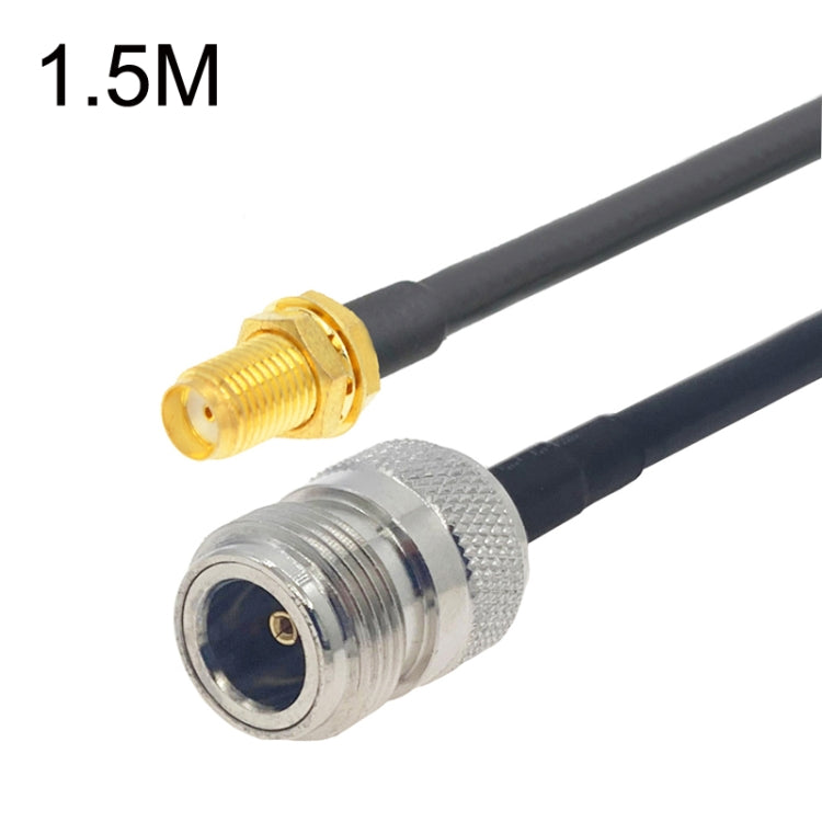 SMA Female to N Female RG58 Coaxial Adapter Cable, SMA Female to N Female 0.5m, SMA Female to N Female 1m, SMA Female to N Female 1.5m, SMA Female to N Female 3m, SMA Female to N Female 5m, SMA Female to N Female 10m