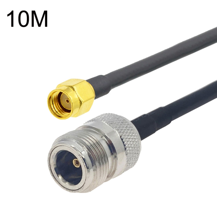 RP-SMA Male to N Female RG58 Coaxial Adapter Cable, RP-SMA Male to N Female 0.5m, RP-SMA Male to N Female 1m, RP-SMA Male to N Female 1.5m, RP-SMA Male to N Female 3m, RP-SMA Male to N Female 5m, RP-SMA Male to N Female 10m