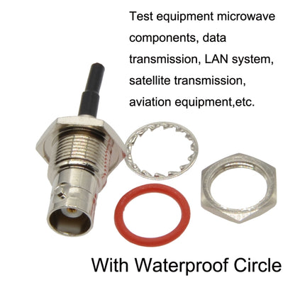 BNC Female To BNC Female RG58 Coaxial Adapter Cable, BNC Female To BNC Female With Waterproof Circle 0.5m, BNC Female To BNC Female With Waterproof Circle 1m, BNC Female To BNC Female With Waterproof Circle 1.5m...