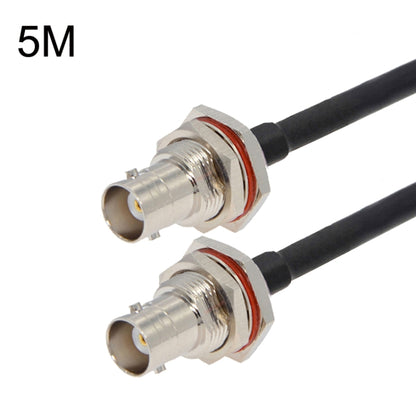 BNC Female To BNC Female RG58 Coaxial Adapter Cable, BNC Female To BNC Female With Waterproof Circle 0.5m, BNC Female To BNC Female With Waterproof Circle 1m, BNC Female To BNC Female With Waterproof Circle 1.5m...