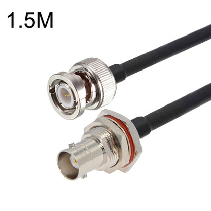 BNC Female With Waterproof Circle To BNC Male RG58 Coaxial Adapter Cable, BNC Female With Waterproof Circle To BNC Male 0.5m, BNC Female With Waterproof Circle To BNC Male 1m, BNC Female With Waterproof Circle To BNC Male 1.5m...