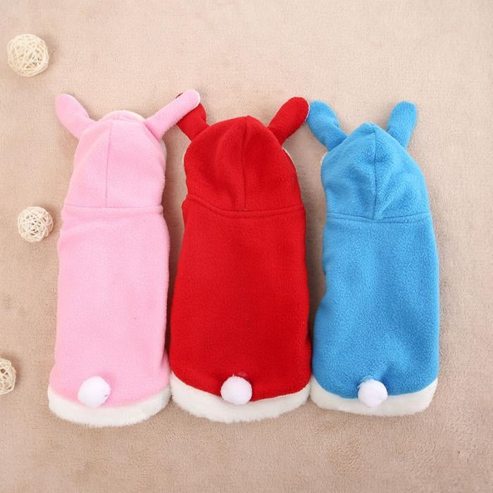 Pet Clothing Dog Pink Tender Bunny Ears Clothes, XS