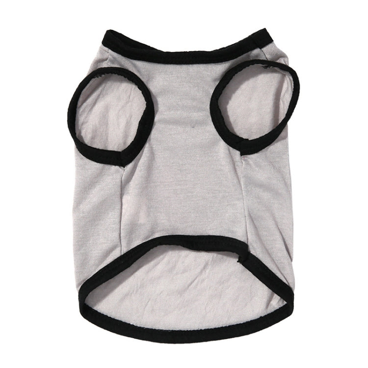 2 PCS Pet Cothing Dog Cat Spring and Summer Thin Cute Vest, XS, S, M, XL