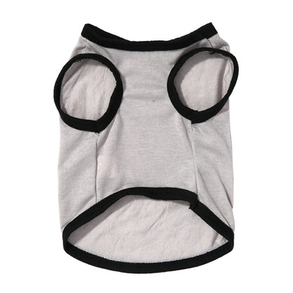2 PCS Pet Cothing Dog Cat Spring and Summer Thin Cute Vest, XS, S, M, XL