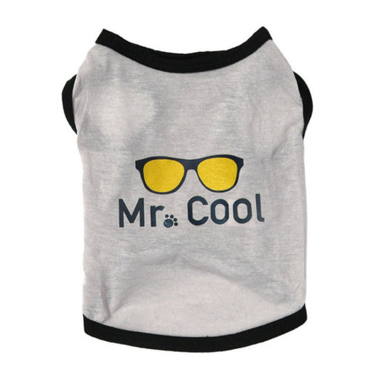 2 PCS Pet Cothing Dog Cat Spring and Summer Thin Cute Vest, XS, S, M, XL