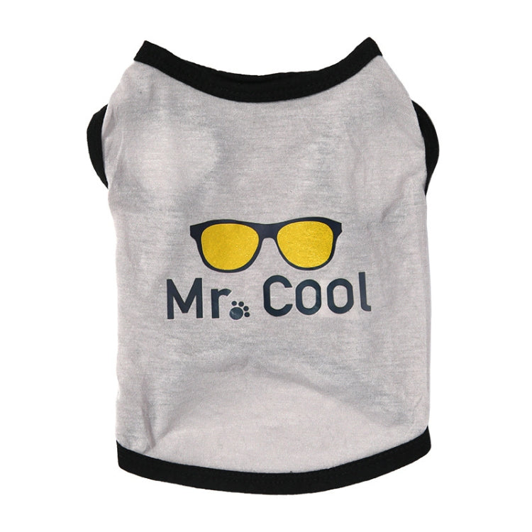 2 PCS Pet Cothing Dog Cat Spring and Summer Thin Cute Vest, XS, S, M, XL