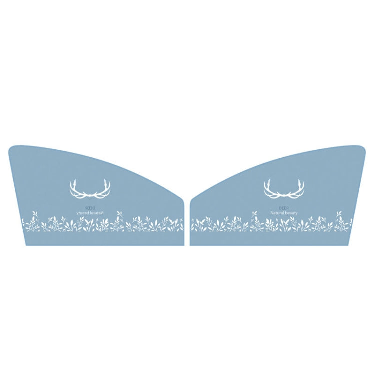 1 Pair Car Window Magnet Sunshade Curtain Heat Insulation Sun Block, 1 Pair (Hedgehog), 1 Pair (Antlers)