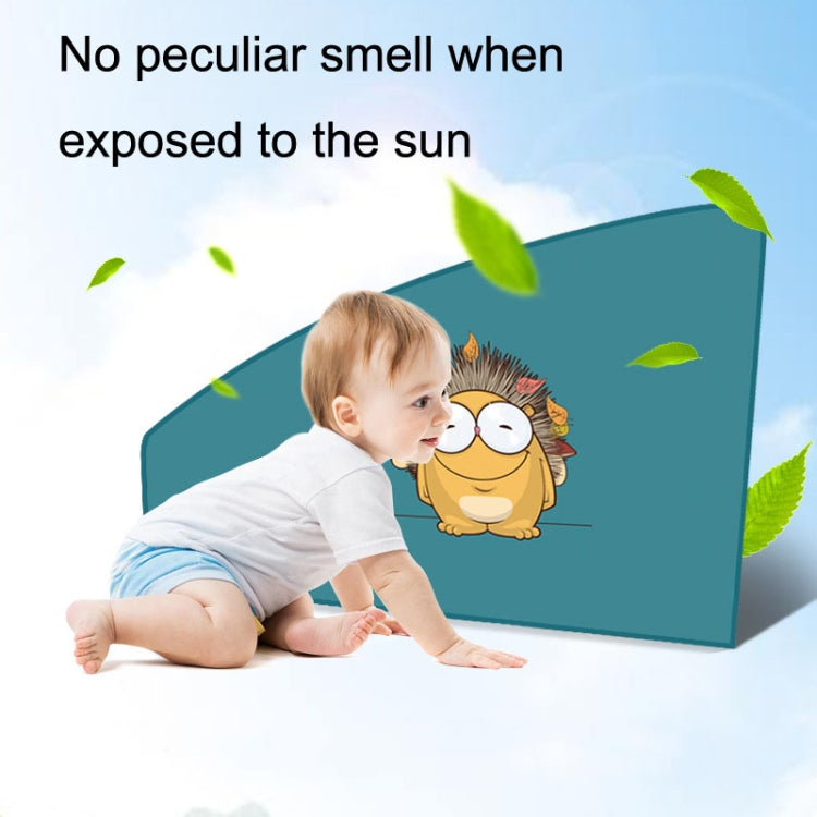 1 Pair Car Window Magnet Sunshade Curtain Heat Insulation Sun Block, 1 Pair (Hedgehog)