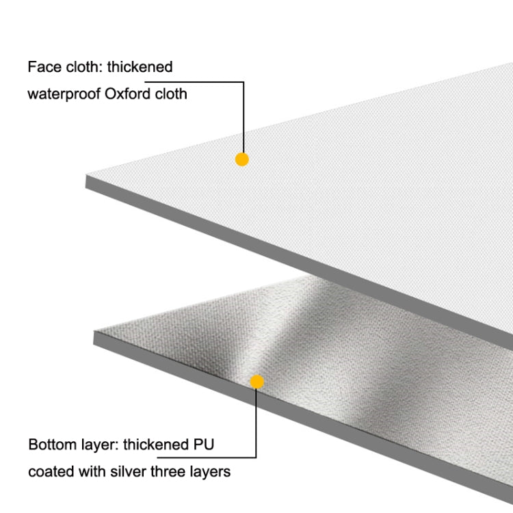 Outdoor Thickened Moisture-proof Waterproof Portable Camping Mat, Y008(2x2m), Y009(2x2m), Y011(2x2m), Y012(2x2m), Y017(2x2m)