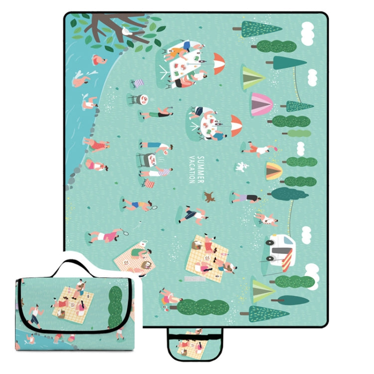 Outdoor Thickened Moisture-proof Waterproof Portable Camping Mat, Y008(2x2m), Y009(2x2m), Y011(2x2m), Y012(2x2m), Y017(2x2m)