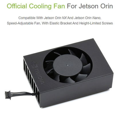 For Jetson Orin Waveshare 24076 Cooling Fan Speed Adjustable, For Jetson Orin