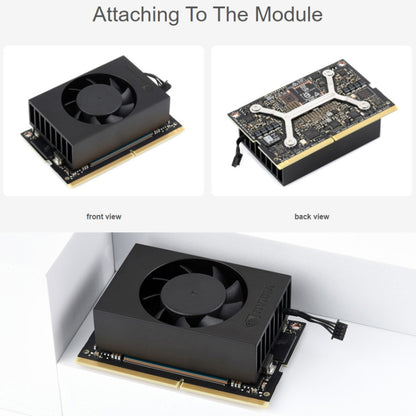 For Jetson Orin Waveshare 24076 Cooling Fan Speed Adjustable, For Jetson Orin