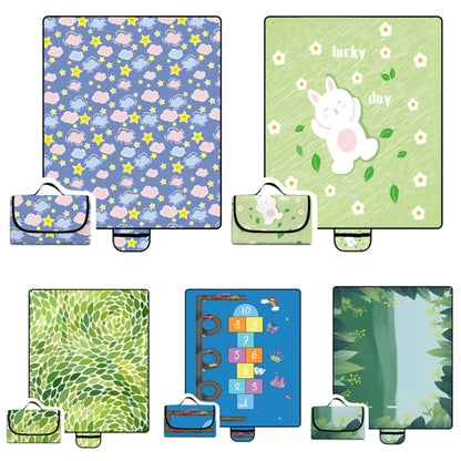 Outdoor Portable Oxford Cloth Picnic Mat Waterproof Moisture-proof Picnic Cloth, Y001(2x2m), Y002(2x2m), Y003(2x2m), Y005(2x2m), Y006(2x2m)