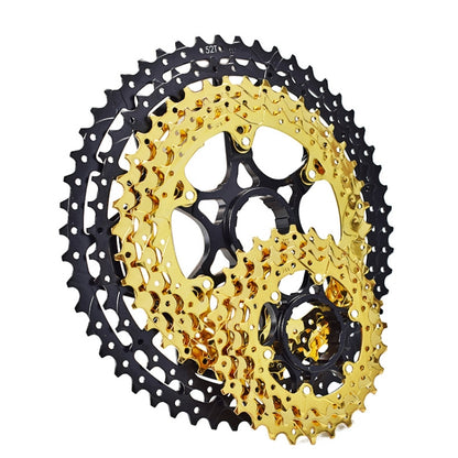 VG Sports Split Mountain Bike Lightweight Cassette Flywheel, 9 Speed 42T (Gold), 10 Speed 42T (Gold), 10 Speed 50T (Gold), 11 Speed 50T (Gold), 11 Speed 52T (Gold), 12 Speed 50T (Gold), 12 Speed 52T (Gold)