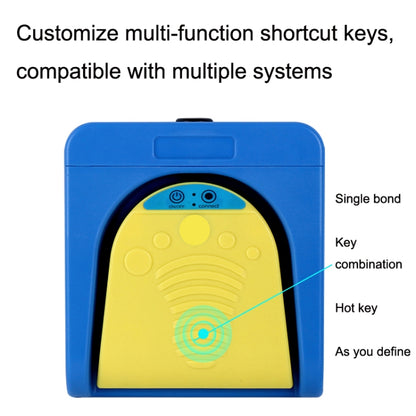 Pcsensor Wireless Bluetooth Foot Pedal Control Switch Keyboard Adapter For Computer, Two-Pendal Two-Button, Two-Pendal Four-Button