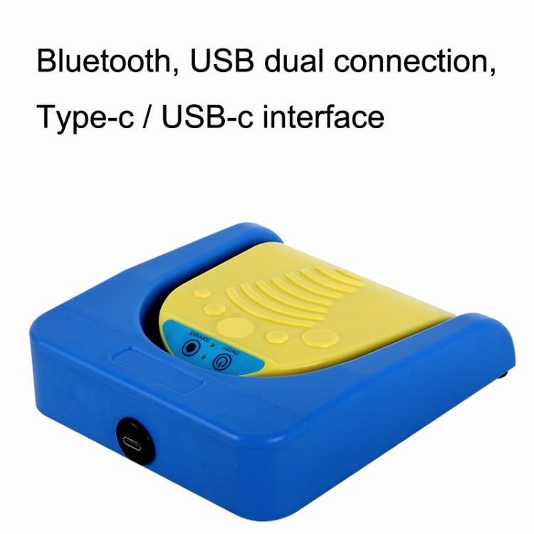 Pcsensor Wireless Bluetooth Foot Pedal Control Switch Keyboard Adapter For Computer, Two-Pendal Two-Button, Two-Pendal Four-Button