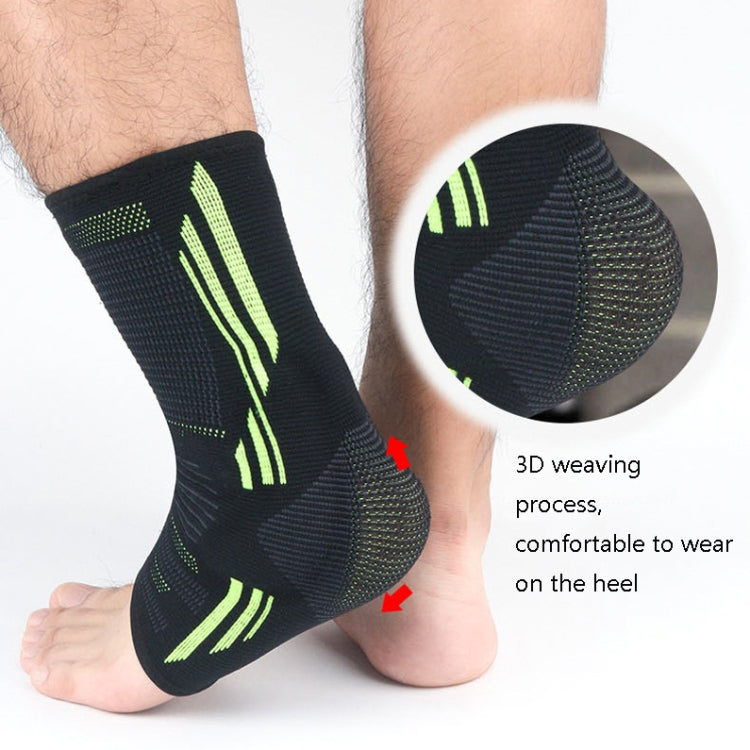 Anti-Sprain Silicone Ankle Support Basketball Football Hiking Fitness Sports Protective Gear, Size: M (Black Gray), M (Black Gray), L (Black Gray), XL (Black Gray), M (Black Orange), L (Black Orange), XL (Black Orange), M (Black Green), L (Black Green)...