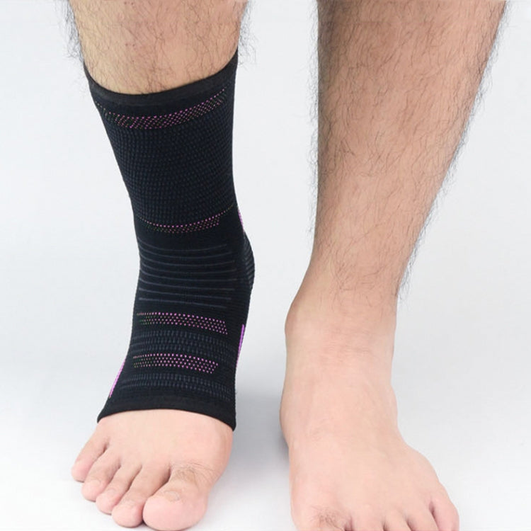 Anti-Sprain Silicone Ankle Support Basketball Football Hiking Fitness Sports Protective Gear, Size: M (Black Gray), M (Black Gray), L (Black Gray), XL (Black Gray), M (Black Orange), L (Black Orange), XL (Black Orange), M (Black Green), L (Black Green)...