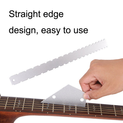 GNR1 Aluminium Measurement Bass Guitar Neck Ruler, Gold, Silver, Gold + Leveling Ruler, Silver + Leveling Ruler