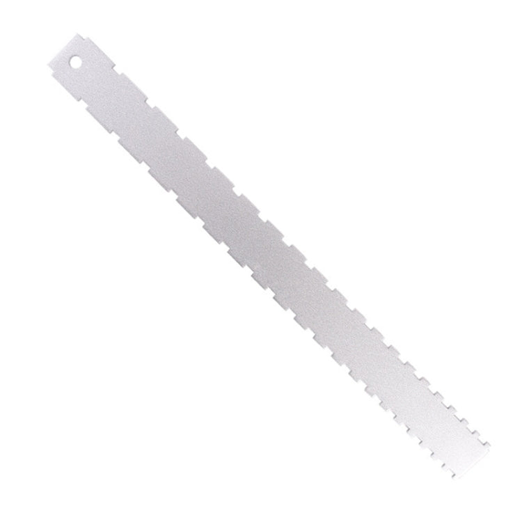 GNR1 Aluminium Measurement Bass Guitar Neck Ruler, Gold, Silver, Gold + Leveling Ruler, Silver + Leveling Ruler