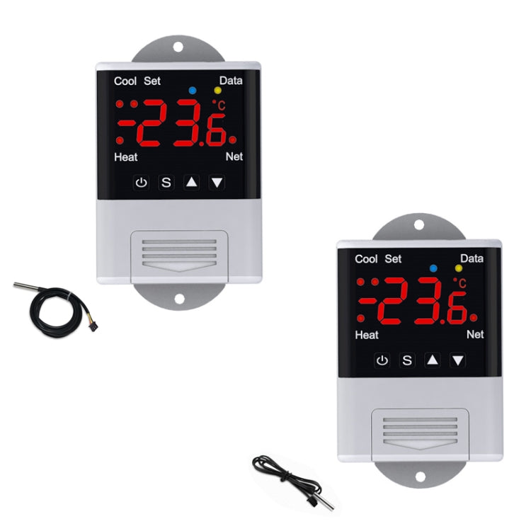 WiFi Intelligent Aquarium Fish Tank Hatch Central Air Conditioning Temperature Controller, DTC-1201 NTC Sensor, DTC-2201 18B20 Sensor