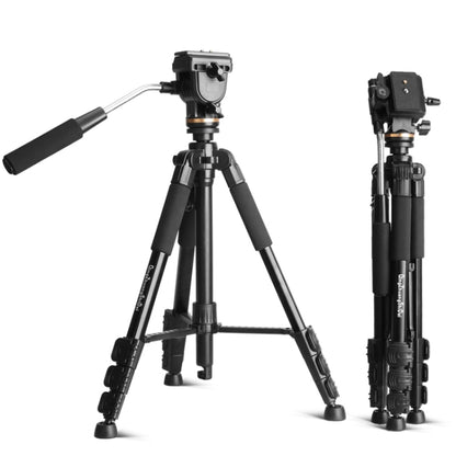 QingZhuangShiDai Q111S Aluminum Alloy Mobile Phone Camera Photography Tripod, Q111S(Black)