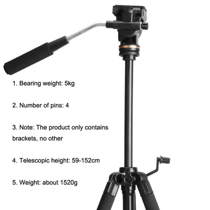 QingZhuangShiDai Q111S Aluminum Alloy Mobile Phone Camera Photography Tripod, Q111S(Black)