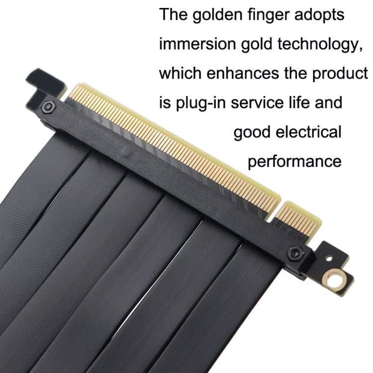 PCI-E 3.0 16X 180-degree Graphics Card Extension Cable Adapter Cable, Length:, 10cm, 15cm, 20cm