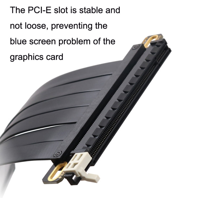 PCI-E 3.0 16X 180-degree Graphics Card Extension Cable Adapter Cable, Length:, 10cm, 15cm, 20cm