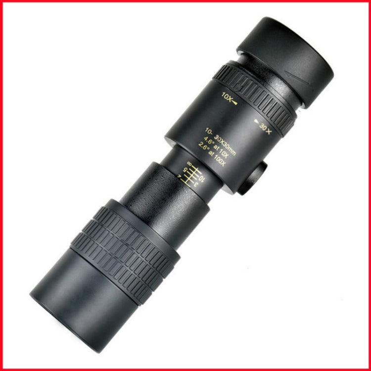 High magnification HD Low Light Level Night Vision Continuous Zoom Monocular, 10 - 30 x 30