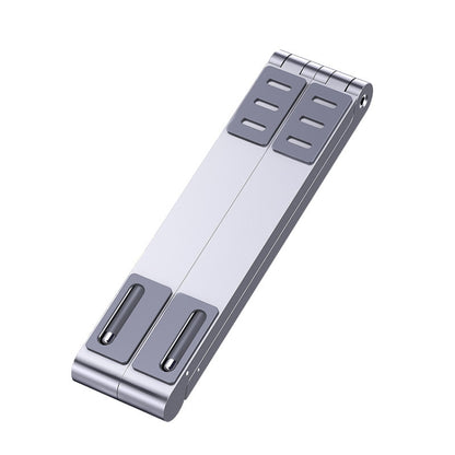 Oatsbasf 03040 Metal Mini Notebook Stand Aluminum Alloy Computer Cooling Folding Bracket