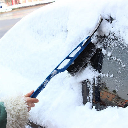 Multifunctional Car Windshield Snow Shovel Removal Brush, Red, Blue